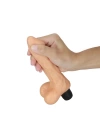 Wossi 20.3 cm Realistik Cyberskin Titreşimli Anal Vajinal Dildo Penis