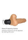 Wossi 20.3 cm Realistik Cyberskin Titreşimli Anal Vajinal Dildo Penis