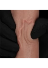 Wossi 20.5 cm Realistik Çift Katmanlı Yeni Nesil Vantuzlu Melez Dildo Penis
