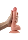21 cm Belden Bağlamalı Realistik Vantuzlu Dildo Penis