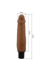 21,5 cm Çift katmanlı Güçlü Titreşimli Realistik Vibratör Gerçekci Penis Dildo - Waldorf