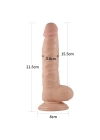 21.5 cm Realistik Vantuzlu Belden Bağlamalı Anal Vajinal Dildo Penis