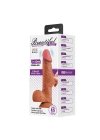 Wossi 21,8 cm Çift Katmanlı Gerçekçi Titreşimli Dildo Vibratör Penis - Bahamut