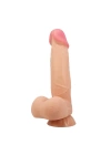 Wossi 21,8 cm Kıkırdak Yapılı Çift Katmanlı Gerçekçi Dildo Penis
