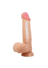 21,8 cm Kıkırdak Yapılı Çift Katmanlı Gerçekçi Dildo Penis