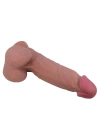 Wossi 21,8 cm Kıkırdak Yapılı Çift Katmanlı Gerçekçi Melez Dildo Penis