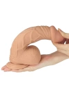 Wossi 22 cm Realistik Vantuzlu Anal Vajinal Dildo Penis
