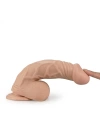 Wossi 22 cm Realistik Vantuzlu Belden Bağlamalı Anal Vajinal Dildo Penis