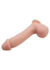 22,2 cm Belden Bağlamalı Realistik Vantuzlu Dildo Penis - Johnson