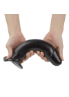 Wossi 22,5 Cm Siyah Yumuşak Kalın Anal Dildo
