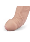Wossi 22.6 cm USB Şarjlı Yeni Nesil Realistik Titreşimli Ten Dildo Penis
