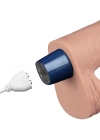 22.6 cm USB Şarjlı Yeni Nesil Realistik Titreşimli Ten Dildo Penis