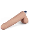 Wossi 22.6 cm USB Şarjlı Yeni Nesil Realistik Titreşimli Ten Dildo Penis