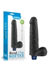 22.6 cm USB Şarjlı Yeni Nesil Realistik Titreşimli Zenci Dildo Penis