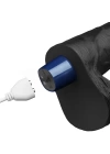 22.6 cm USB Şarjlı Yeni Nesil Realistik Titreşimli Zenci Dildo Penis