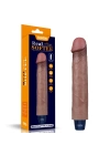 Wossi 22.8 cm USB Şarjlı Yeni Nesil Realistik Testissiz Titreşimli Zenci Dildo Penis