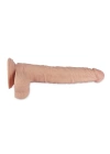 Wossi 23 cm Realistik Titreşimli Vantuzlu Belden Bağlamalı Anal Vajinal Dildo Penis