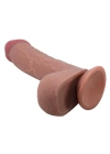 Wossi 23,4 cm Çift Katmanlı Gerçekçi Melez Dildo Penis