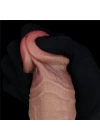 23.5 cm Belden Bağlamalı Realistik Çift Katmanlı Yeni Nesil Silikon Dildo Penis