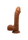 23,5 cm Realistik Vantuzlu Melez Dildo Penis