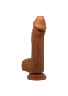 Wossi 23,5 cm Realistik Vantuzlu Melez Dildo Penis