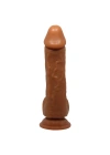23,5 cm Realistik Vantuzlu Melez Dildo Penis