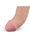 Wossi 23.7 cm USB Şarjlı Yeni Nesil Realistik Testissiz Titreşimli Ten Dildo Penis