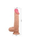 24 cm Kıkırdak Yapılı Çift Katmanlı Gerçekçi Dildo Penis