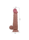 Wossi 24 cm Kıkırdak Yapılı Çift Katmanlı Gerçekçi Melez Dildo Penis