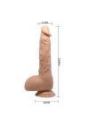 Wossi 24 cm Realistik Vantuzlu Dildo Penis - Jason