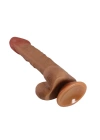 Wossi 24 cm Yeni Nesil Çift Katmanlı Realistik Vantuzlu Dildo Penis - Buraq