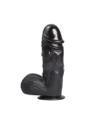 Wossi 24,5 cm Vantuzlu Realistik Zenci Penis Anal Vajinal Dildo