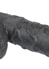 Wossi 24,5 cm Vantuzlu Realistik Zenci Penis Anal Vajinal Dildo