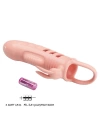 Wossi 2,5 cm Dolgu Uzatmalı Titreşimli Penis Kılıfı Prezervatif Vibratör
