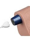 25.3 cm USB Şarjlı Yeni Nesil Realistik Titreşimli Ten Dildo Penis