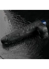 25.3 cm USB Şarjlı Yeni Nesil Realistik Titreşimli Zenci Dildo Penis