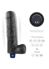 25.3 cm USB Şarjlı Yeni Nesil Realistik Titreşimli Zenci Dildo Penis