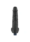 25.3 cm USB Şarjlı Yeni Nesil Realistik Titreşimli Zenci Dildo Penis