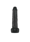 25.3 cm USB Şarjlı Yeni Nesil Realistik Titreşimli Zenci Dildo Penis