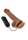 Wossi 26 cm Çift Katmanlı Gerçekçi Titreşimli Dildo Vibratör Penis - Bergrisi