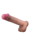 26 cm Kıkırdak Yapılı Çift Katmanlı Gerçekçi Melez Dildo Penis