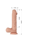 Wossi 26 cm Titreşimli Gerçekçi Kalın Dildo Penis - Bergrisi