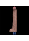 Wossi 26.5 cm USB Şarjlı Yeni Nesil Realistik Titreşimli Dildo Penis