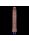 Wossi 26.5 cm USB Şarjlı Yeni Nesil Realistik Titreşimli Dildo Penis