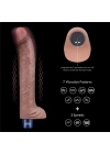 Wossi 27 cm USB Şarjlı Yeni Nesil Realistik Titreşimli Dildo Penis