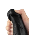 27.2 cm USB Şarjlı Yeni Nesil Realistik Titreşimli Zenci Dildo Penis