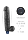 27.2 cm USB Şarjlı Yeni Nesil Realistik Titreşimli Zenci Dildo Penis