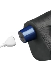 Wossi 27.2 cm USB Şarjlı Yeni Nesil Realistik Titreşimli Zenci Dildo Penis