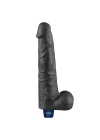 27.2 cm USB Şarjlı Yeni Nesil Realistik Titreşimli Zenci Dildo Penis