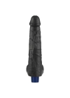 27.2 cm USB Şarjlı Yeni Nesil Realistik Titreşimli Zenci Dildo Penis